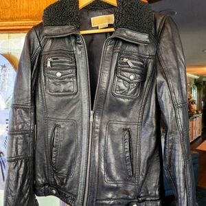 Michael Kors size S/P, calfskin leather jacket. Great shape!